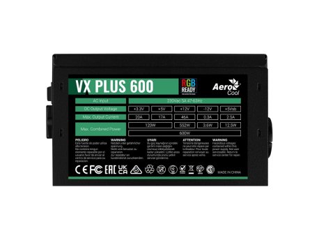 Aerocool VX PLUS 600 RGB 600W Napajanje