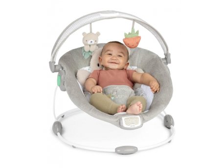 Ingenuity Ležaljka za bebe InLighten Bouncer - Bear Nate SKU16667