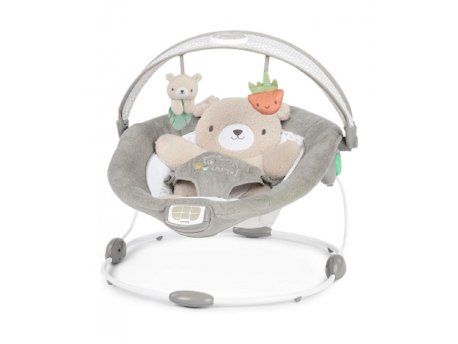 Ingenuity Ležaljka za bebe InLighten Bouncer - Bear Nate SKU16667