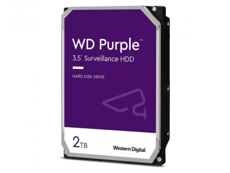 WESTERN DIGITAL 2TB WD23PURZ 3.5'' SATA III 256MB IntelliPower Purple hard disk