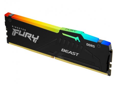 KINGSTON DIMM DDR5 32GB 5600MT/s KF556C40BWA-32 FURY Beast RGB Black