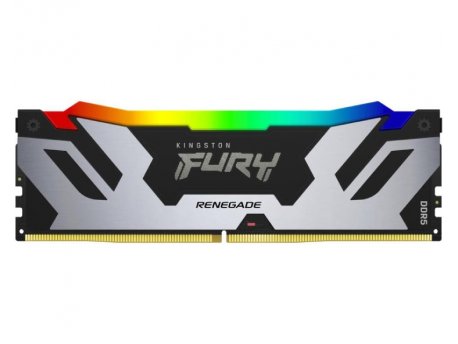 KINGSTON DIMM DDR5 96GB (2x48GB kit) 6000MT/s KF560C32RSAK2-96 FURY Renegade Silver/Black RGB XMP