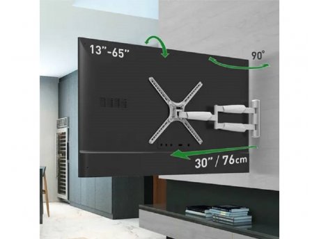 BARKAN BM343XLW LCD TV zidni nosač do 65   beli za ravne i zakrivljene televizore cena