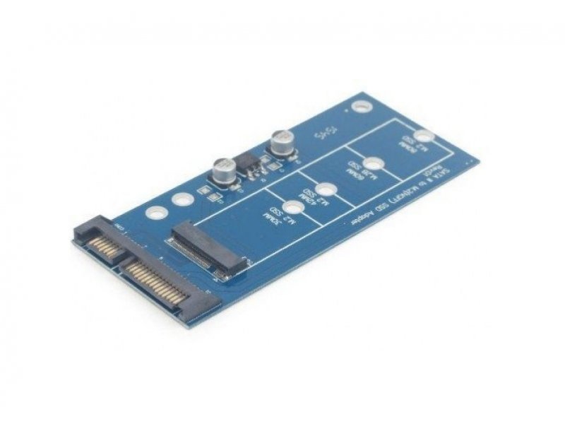 GEMBIRD EE18-M2S3PCB-01 M.2 (NGFF) to Mini SATA 1.8   SSD adapter card cena