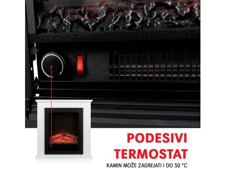 ClassicFire Elekticini kamin sa okvirom LUGANO