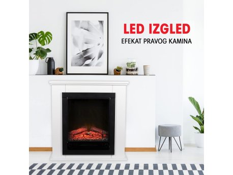 ClassicFire Elekticini kamin sa okvirom LUGANO