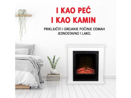 ClassicFire Elekticini kamin sa okvirom LUGANO