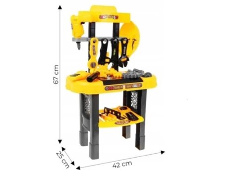 ECO TOYS Majstorska radionica za decu 23 elemenata (HC395062)