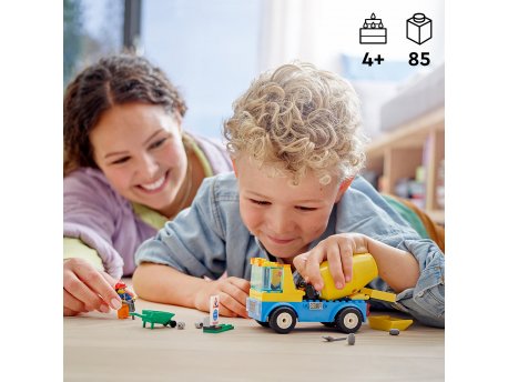 LEGO 60325 KAMION SA MEŠALICOM ZA CEMENT