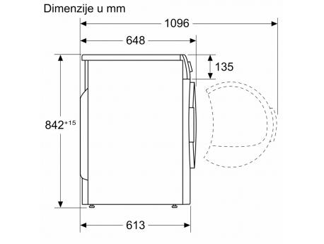 BOSCH WQG245D4BY Mašina za sušenje veša