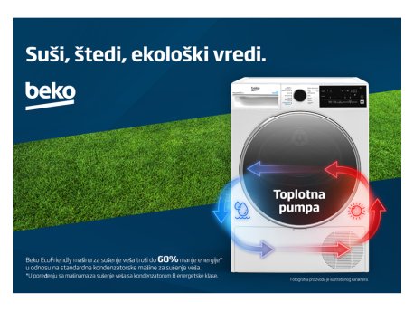 BEKO B5T60236W ProSmart inverter mašina za sušenje veša