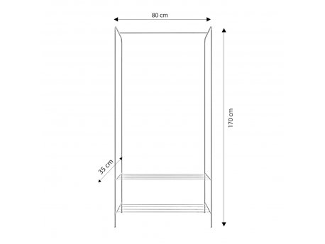 HANAH HOME Čiviluk Frankenthal L670