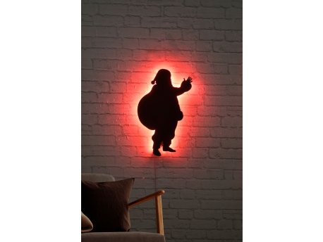 WALLXPERT LED dekoracija Santa Claus 2 Red