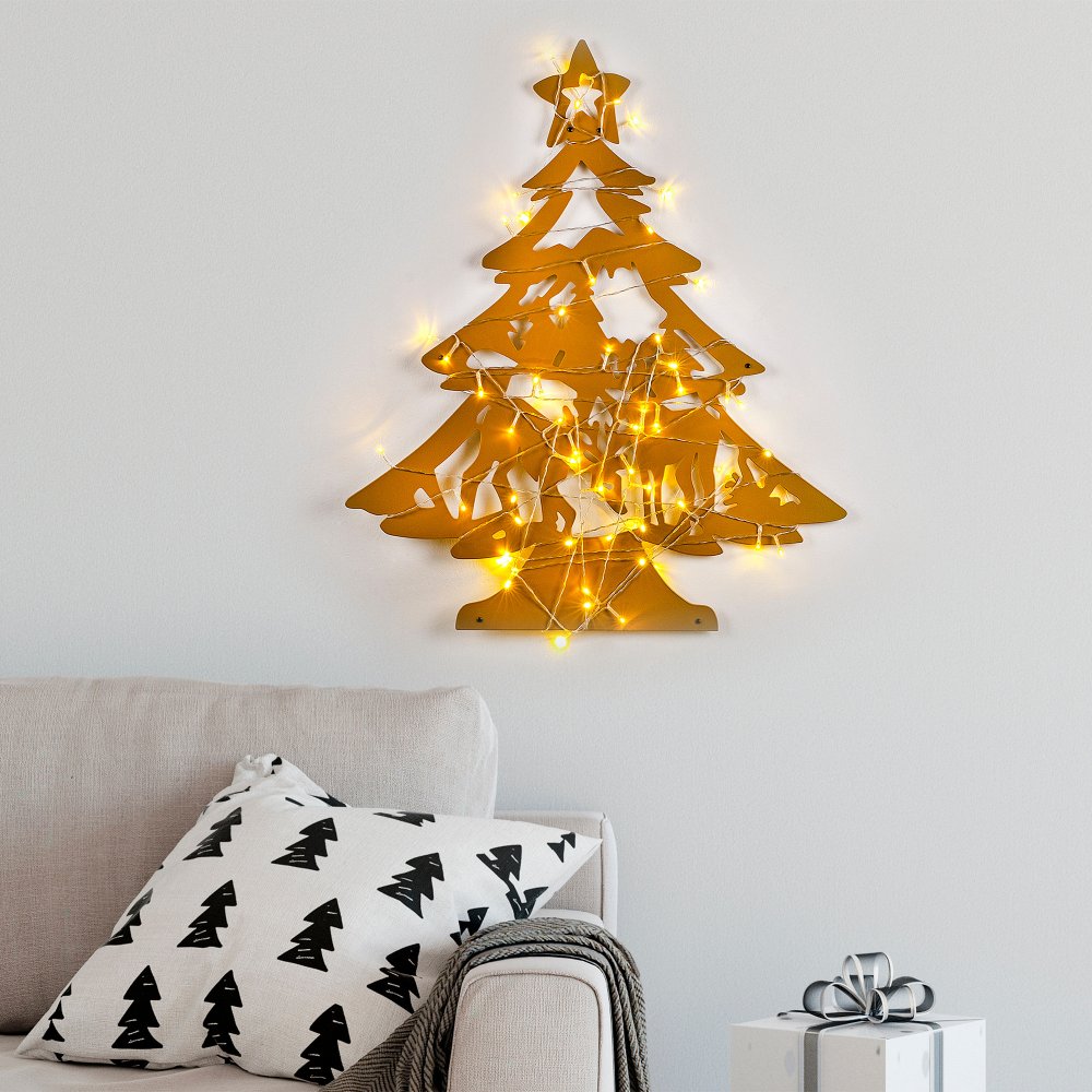 WALLXPERT Zidna dekoracija XMASGOLD 024