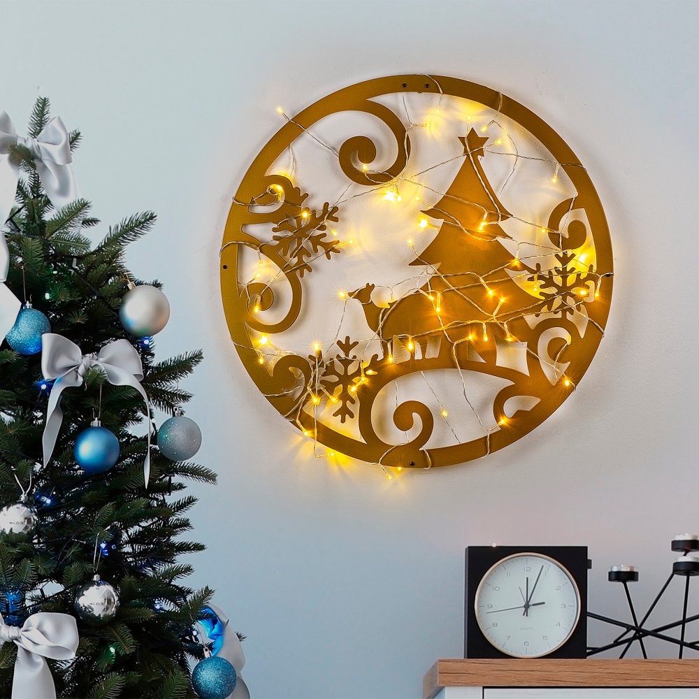 WALLXPERT Zidna dekoracija XMASGOLD 027