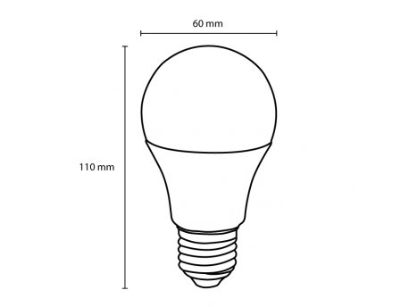 PROSTO LED sijalica klasik toplo bela 10W