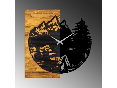 WALLXPERT Zidni sat Wooden Clock 19