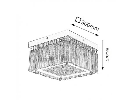 RABALUX Marcella 2451 LED 18 W Plafonjera