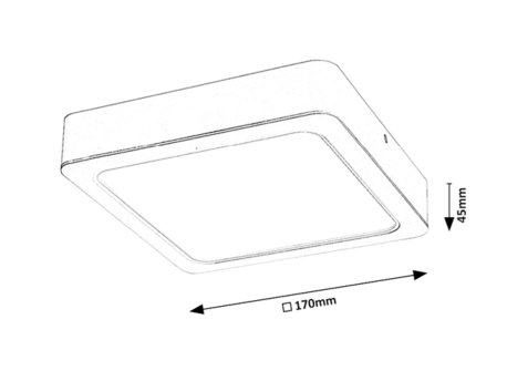 RABALUX Shaun 3175 LED plafonjera