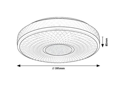 RABALUX Sedona2 71137 LED plafonjera