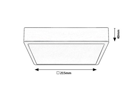 RABALUX Lauri 71245 LED plafonjera