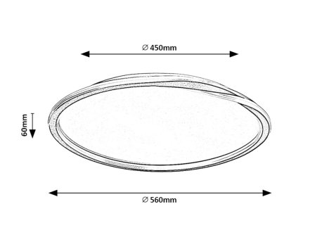 RABALUX Mathiola 71290 LED plafonjera