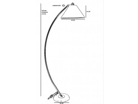 OPVIQ Podna lampa 534LUN4203