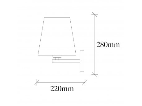 OPVIQ Zidna lampa Profil 4664