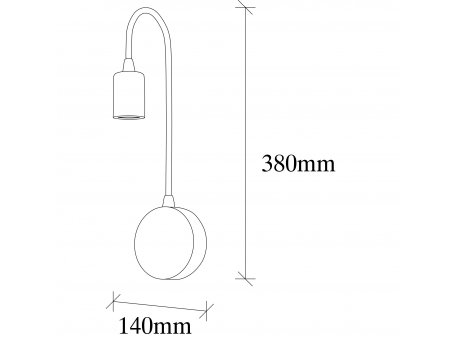 OPVIQ Zidna lampa Baston 3281