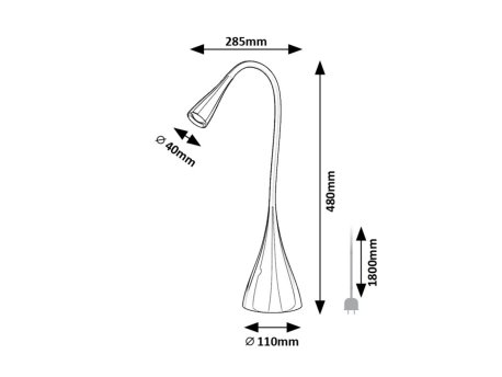 RABALUX Jeff2 74204 LED stona lampa