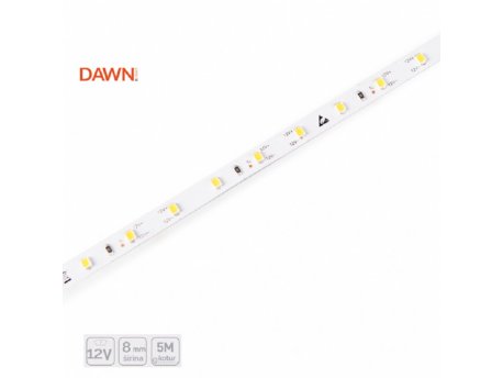 DAWN Led traka 12V 7.2W/M 6500K IP55 (HL 2835-60-W, 5M, 8MM) 10071