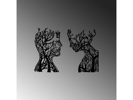 WALLXPERT Zidna dekoracija Tree Man And Woman 325