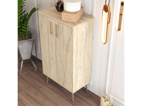 HANAH HOME Cipelarnik Prag Travertine