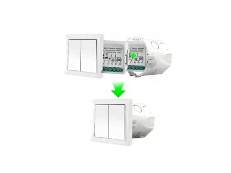 ELEMENTA Wi-Fi smart prekidač-modul, 2x10A WFM-PS01/2