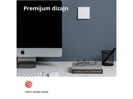 AQARA WS-EUK02 H1 Pametni zidni prekidač Dupli (bez neutrala)