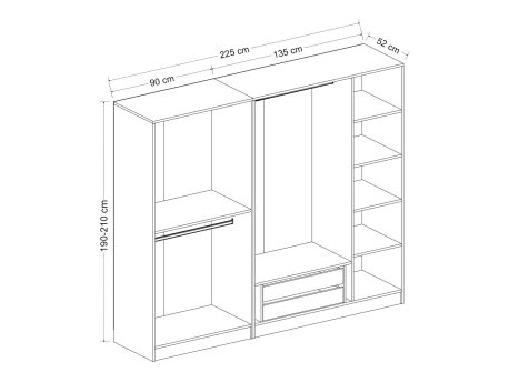 HANAH HOME Ormar Kale 7499