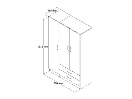 HANAH HOME Ormar GRD0501