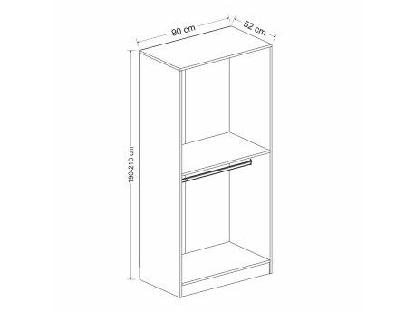 HANAH HOME Ormar Kale Membrane Blinds White 190