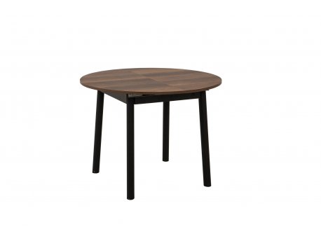 HANAH HOME Trpezarijski sto i stolice Oliver Black Walnut