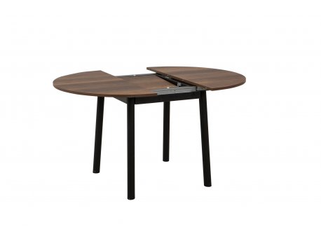 HANAH HOME Trpezarijski sto i stolice Oliver Black Walnut