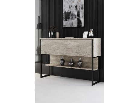 HANAH HOME Set za dnevnu sobu Luxe Set Travertine Black