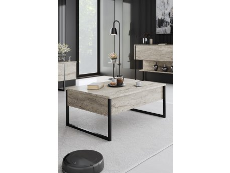 HANAH HOME Set za dnevnu sobu Luxe Set Travertine Black