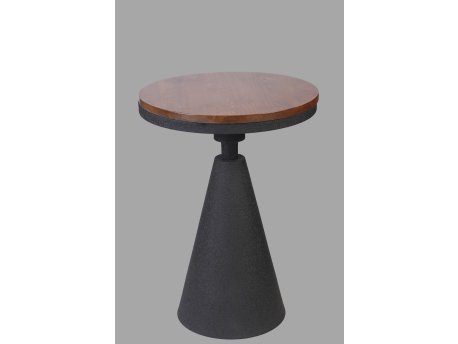 HANAH HOME Pomoćni stočić Kule Walnut Black