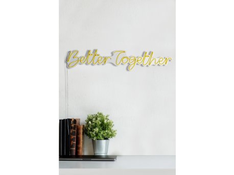 WALLXPERT Dekorativna rasveta Better Together Yellow