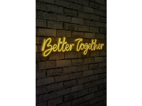 WALLXPERT Dekorativna rasveta Better Together Yellow