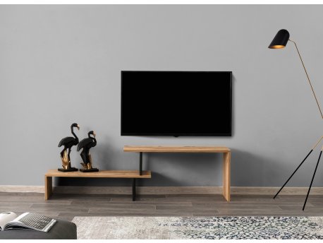 HANAH HOME TV polica Ovit Pine