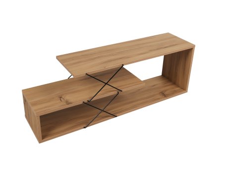 HANAH HOME TV polica Zigzag Oak