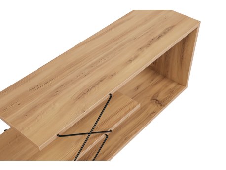 HANAH HOME TV polica Zigzag Oak