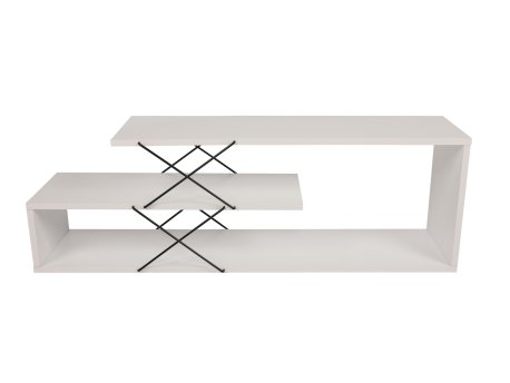 HANAH HOME TV polica Zigzag White