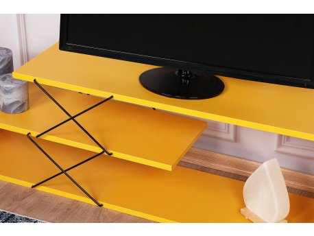 HANAH HOME TV polica Zigzag Yellow